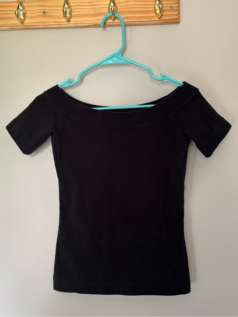 J Crew Boat Neck Black Women's Top